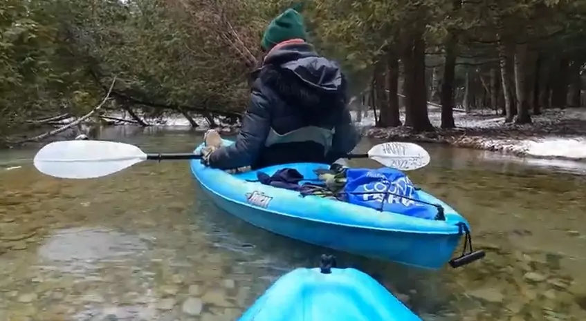 Kayaking Northern Michigan