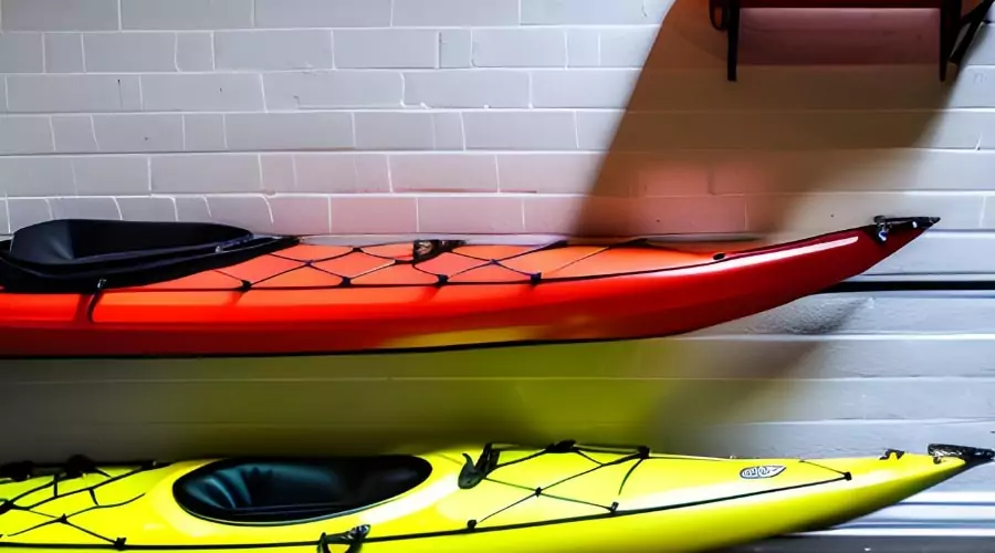 diy kayak storage cart