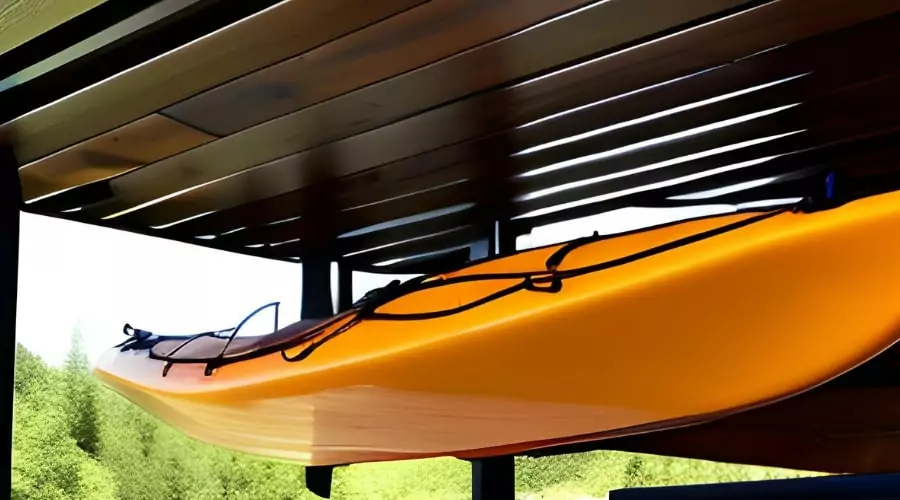 diy kayak storage rack with roof 