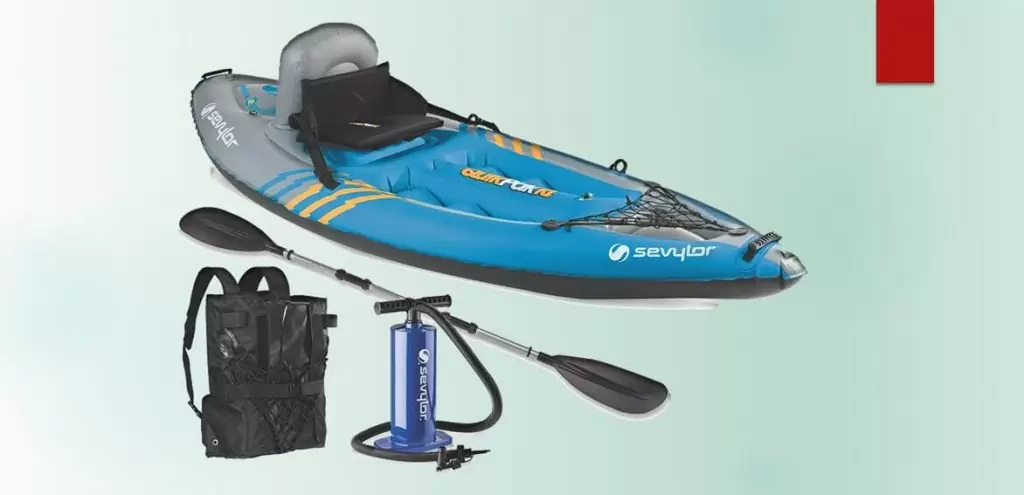 Lightest Sit-On-Top Kayak/Sevylor Quikpak K1 1-Person Kayak