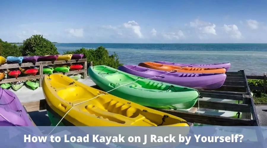 load kayak on J rack
