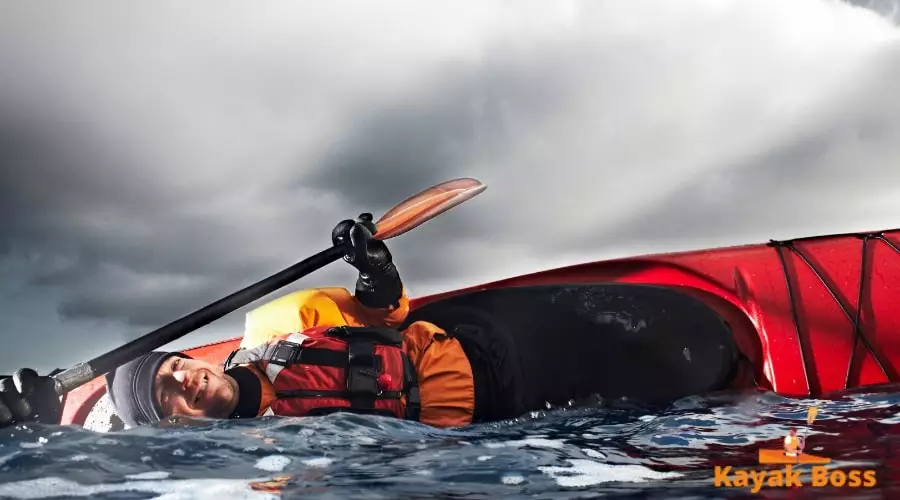 what to do if your kayak flips
