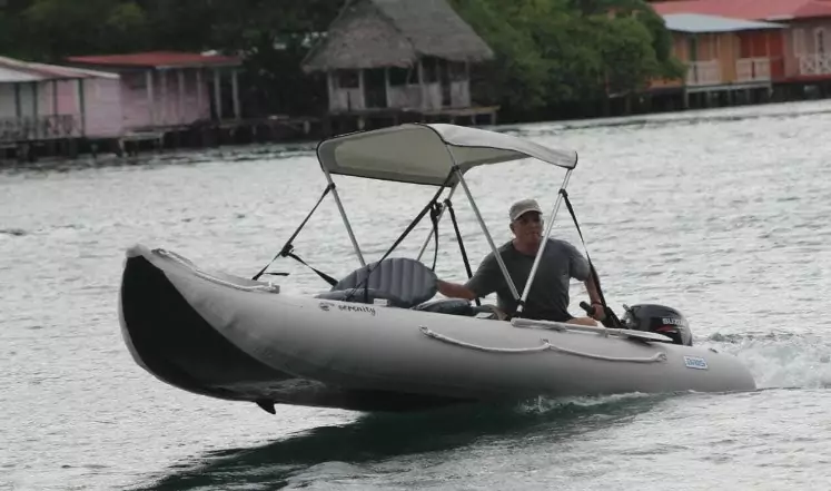 BRIS 15.4Ft Inflatable Kayak Fishing Tender 4 Person Kayaks Canoe Dinghy
