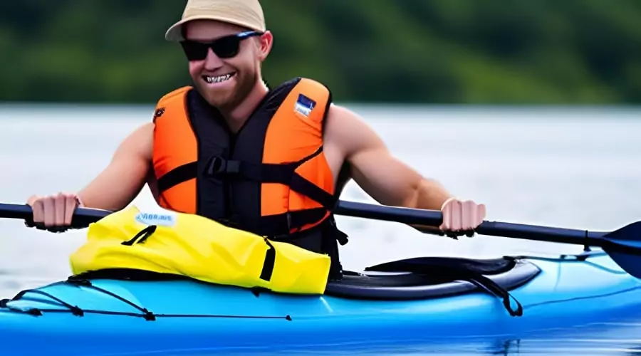 life vest while kayaking