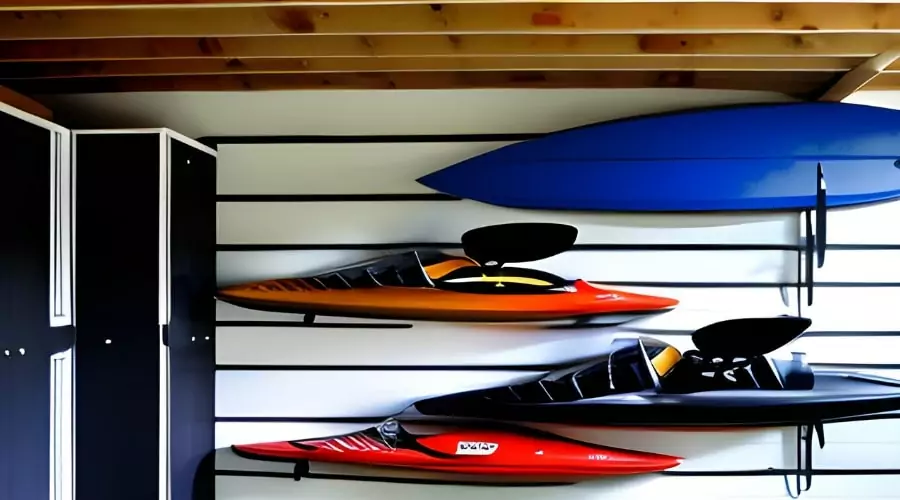 garage ceiling kayak storage ideas
