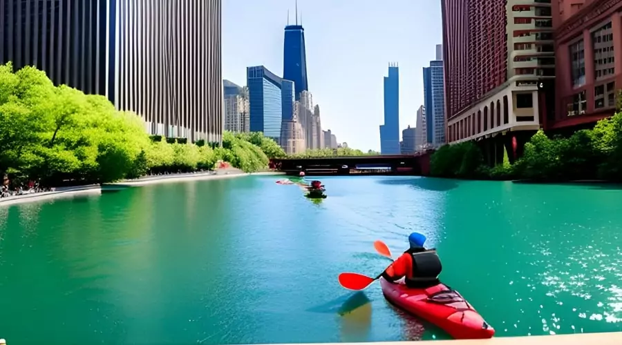 how to kayak chicago river